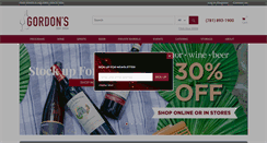 Desktop Screenshot of gordonswine.com